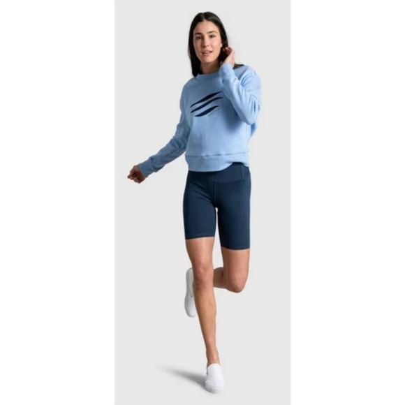 Ideology Pants - Ideology Women Extra Small High Rise Biker Shorts Blue